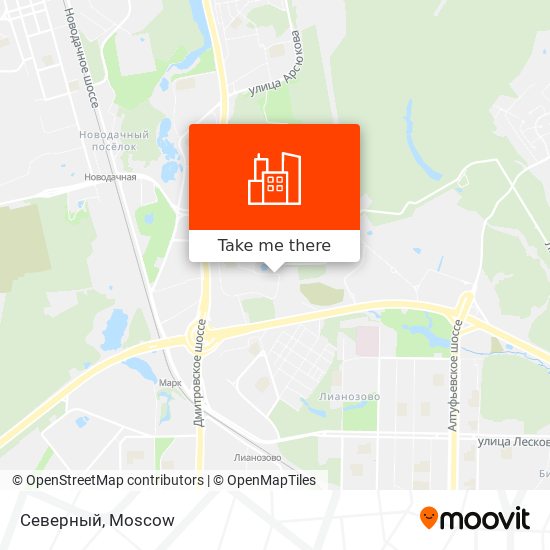Северный map