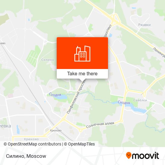 Силино map