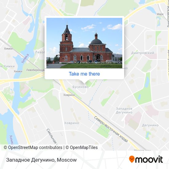 Западное Дегунино map