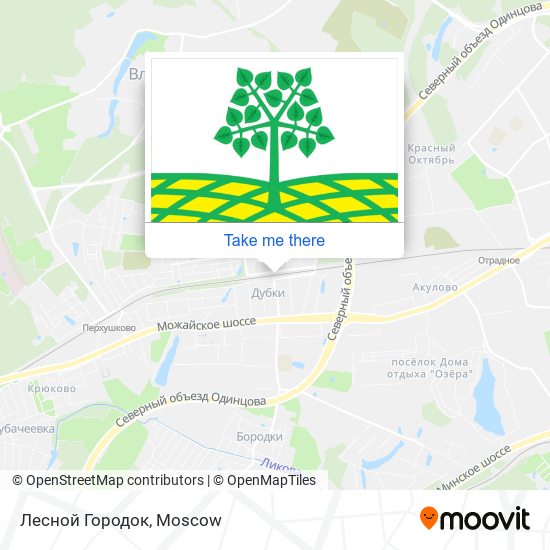 Лесной Городок map