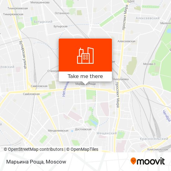 Марьина Роща map