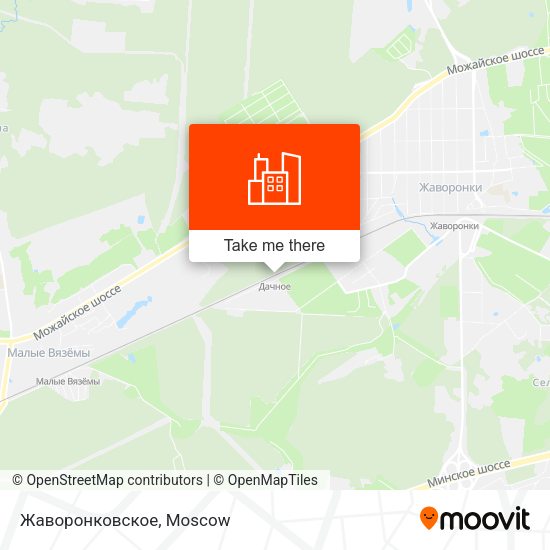 Жаворонковское map