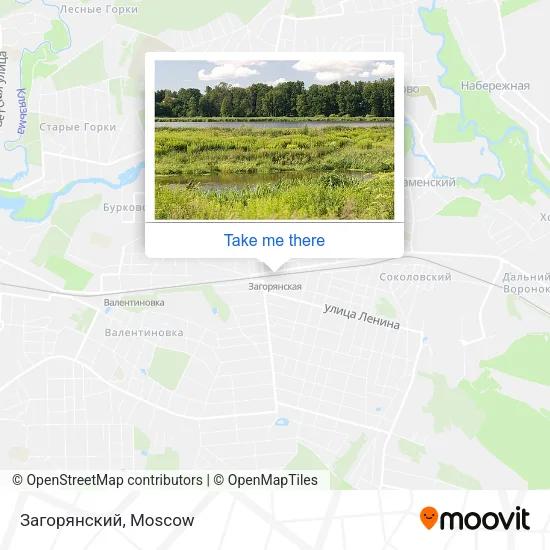 Загорянский map