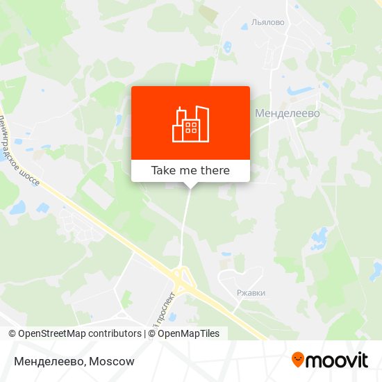 Менделеево map
