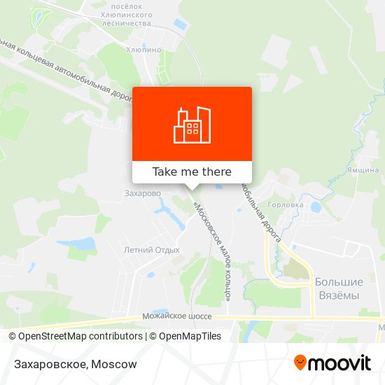 Захаровское map