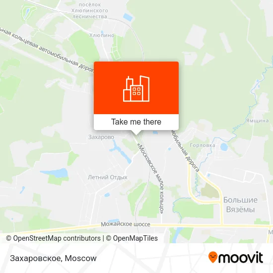 Захаровское map
