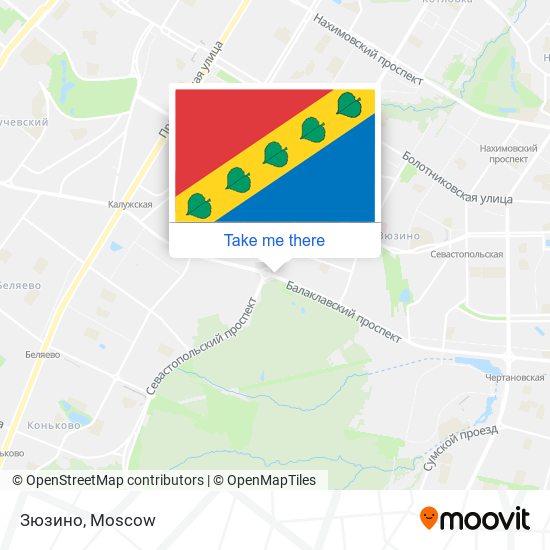 Зюзино map