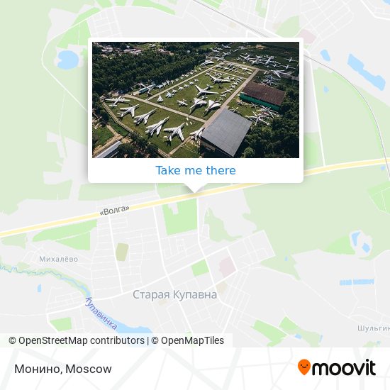 Монино map
