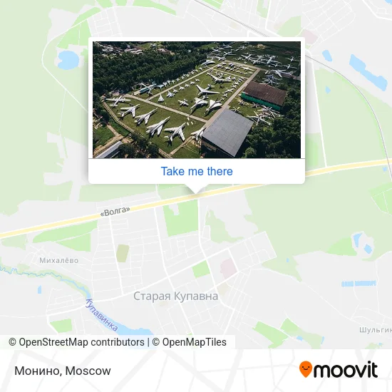 Монино map