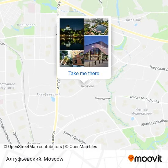 Алтуфьевский map