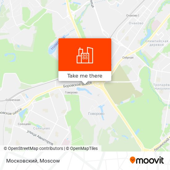 Московский map