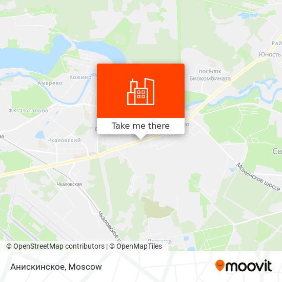 Анискинское map