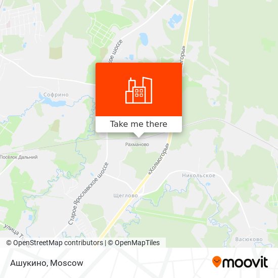 Ашукино map
