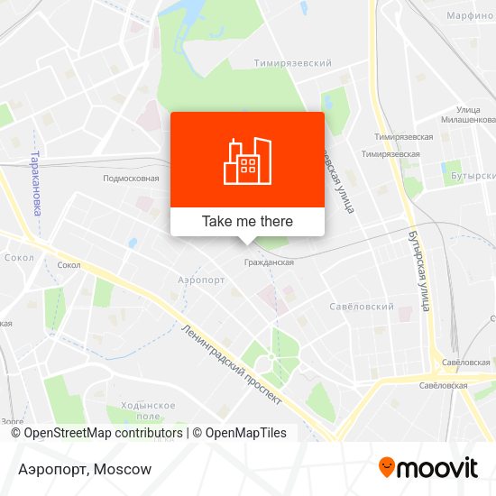 Аэропорт map