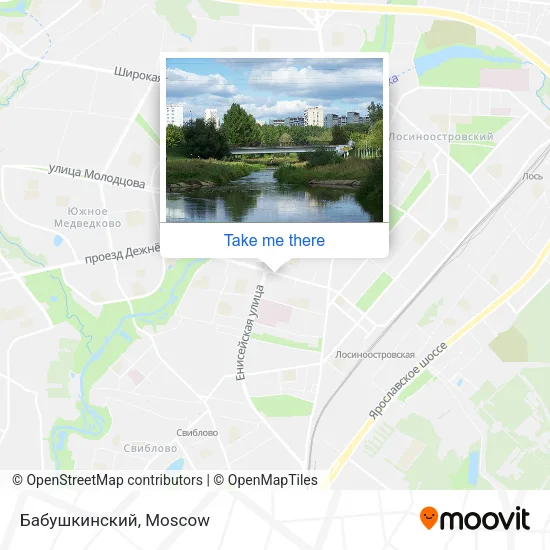 Бабушкинский map