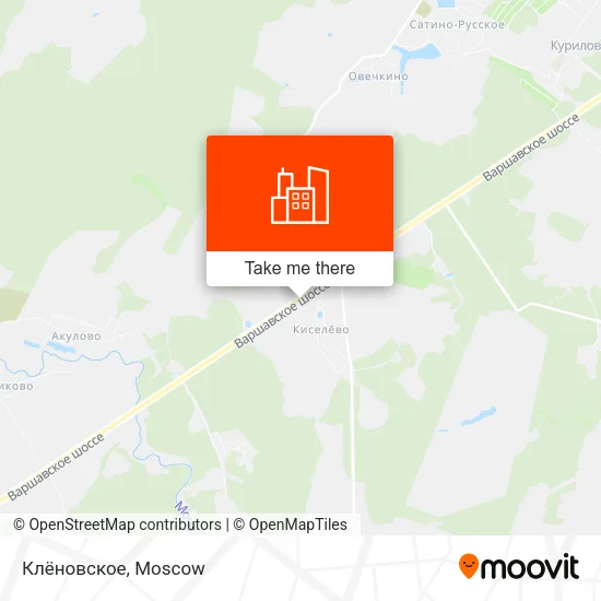 Клёновское map