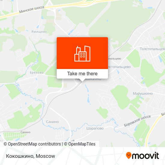 Кокошкино map