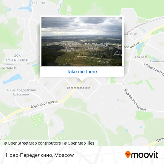 Ново-Переделкино map