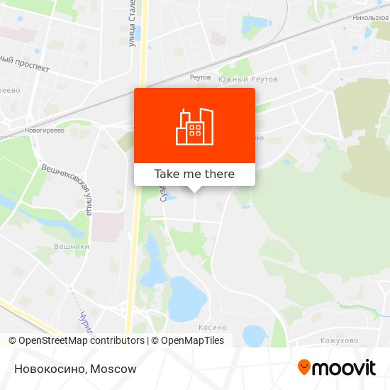 Новокосино map