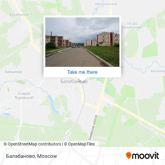 Балабаново map