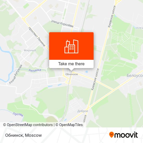Обнинск map