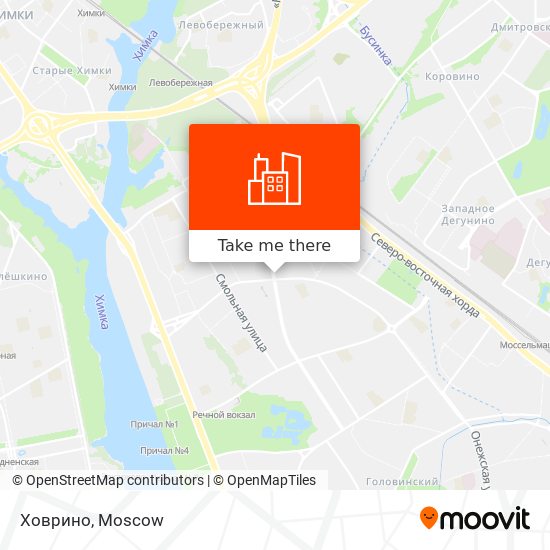 Ховрино map