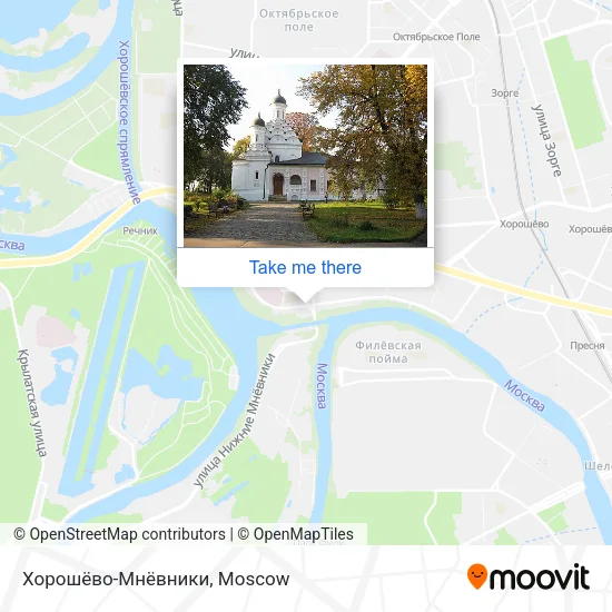 Хорошёво-Мнёвники map