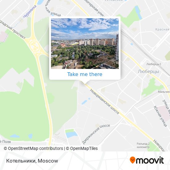 Котельники map