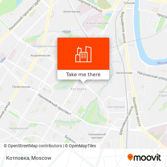 Котловка map