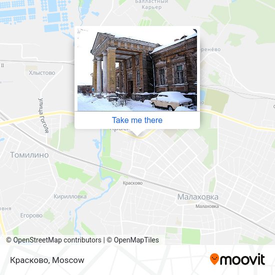 Красково map