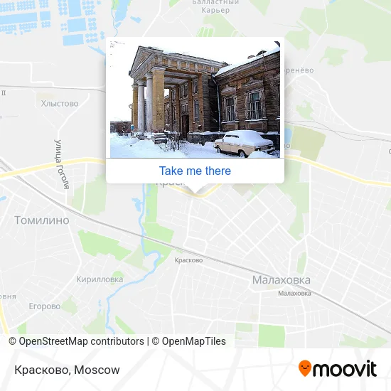 Красково map