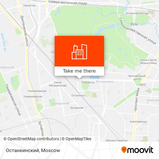 Останкинский map