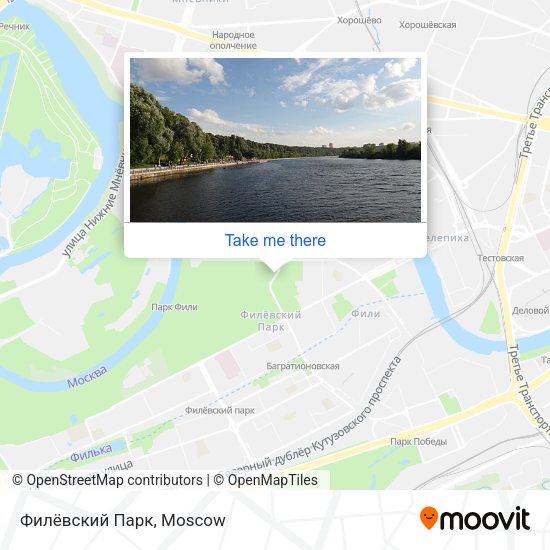 Филёвский Парк map