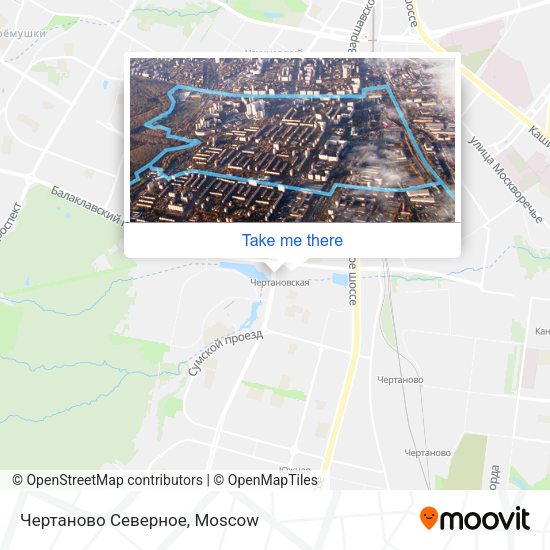 Чертаново Северное map