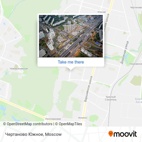 Чертаново Южное map