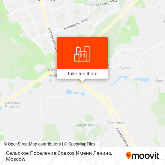 Сельское Поселение Совхоз Имени Ленина map