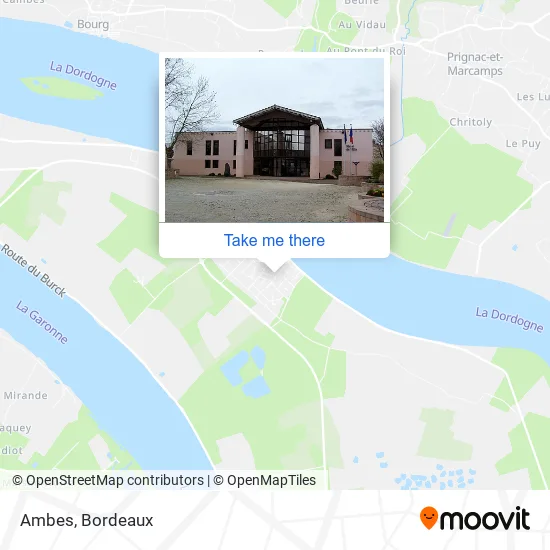 Ambes map
