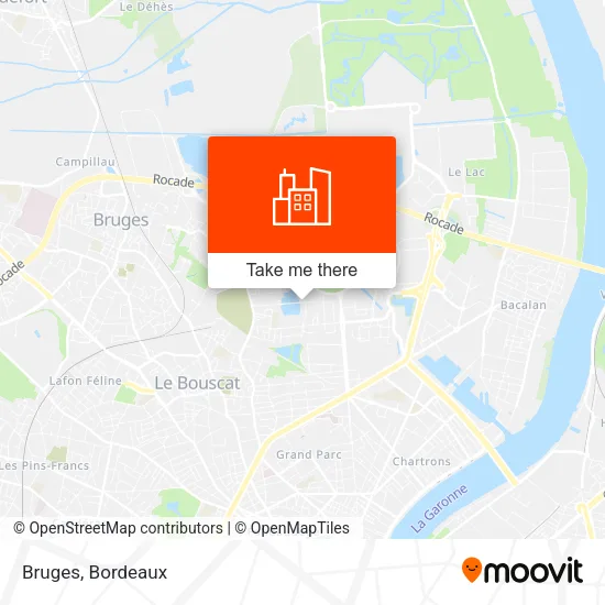 Bruges map