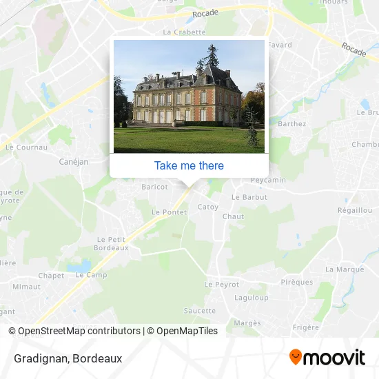 Gradignan map