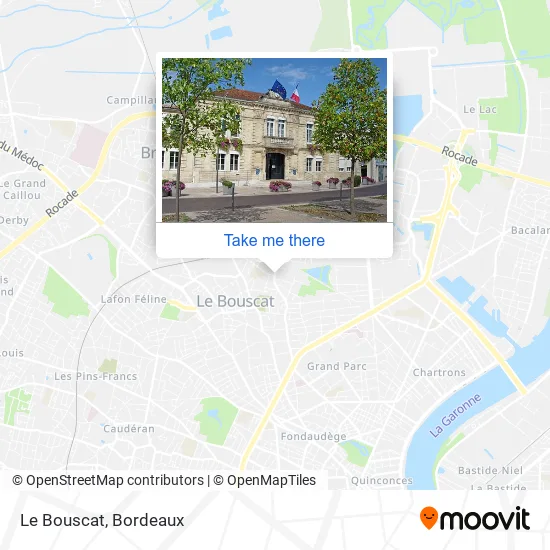 Le Bouscat map