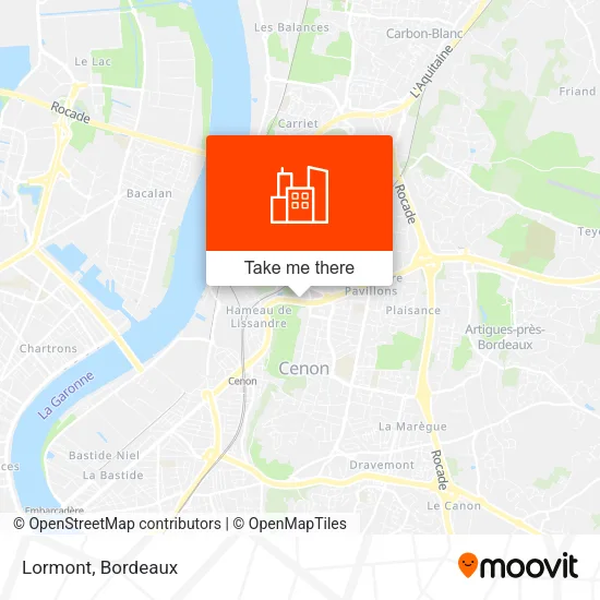 Lormont map