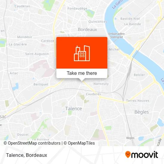 Talence map