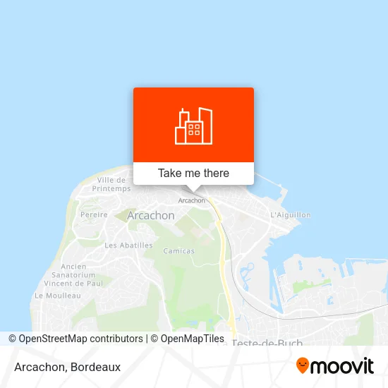 Arcachon map