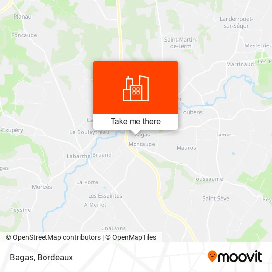 Bagas map