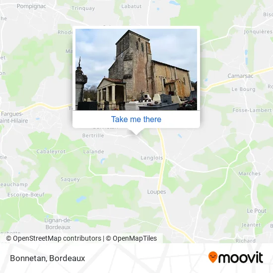 Bonnetan map