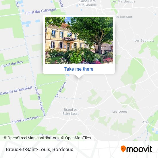 Mapa Braud-Et-Saint-Louis