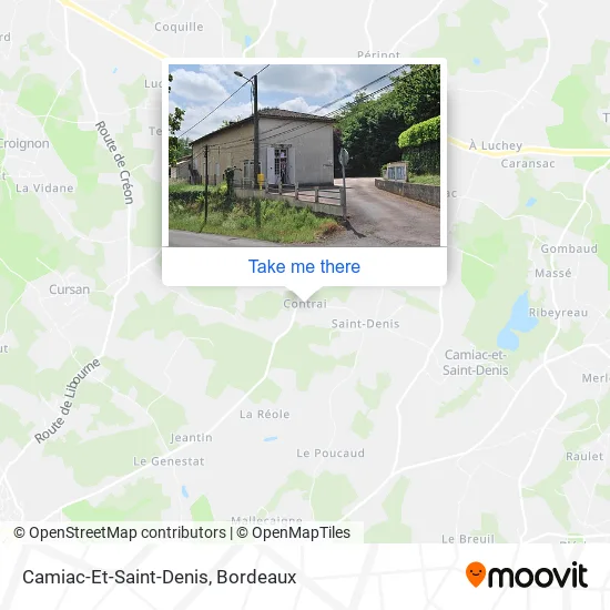 Camiac-Et-Saint-Denis map