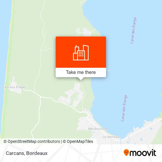 Carcans map