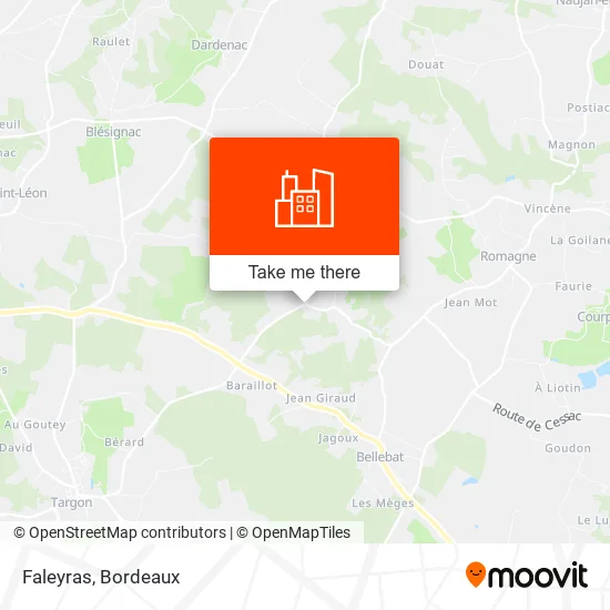 Faleyras map