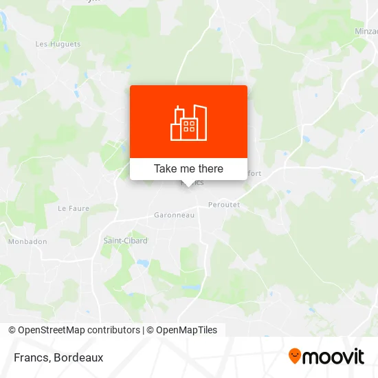 Francs map